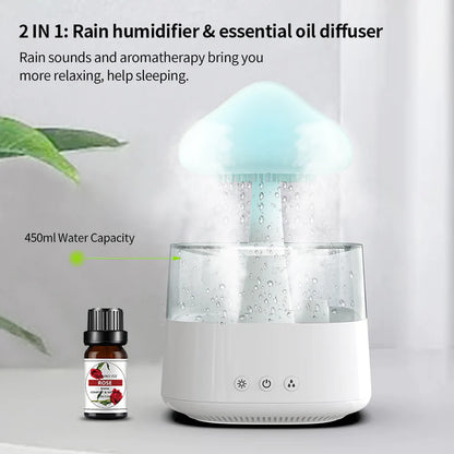 Raining Night Diffusor 2-in-1 Tischluftbefeuchter Regenwolke - Click Buy Get you will like it